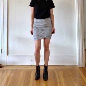 Helmet Lang Knee-Length Pencil Skirt